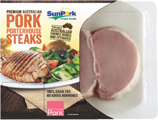 Premium Australian Pork Steaks - Koal by SunPork Fresh Foods - Australian Pork Export