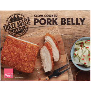Three Aussie Farmers Slow Cooked Pork Belly