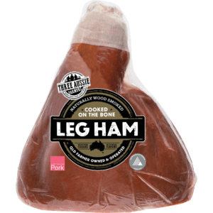 Three Aussie Farmers Half Leg Ham on the Bone