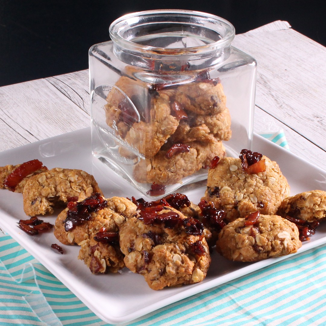 Maple Bacon Anzac Biscuits - SunPork Streaky Bacon
