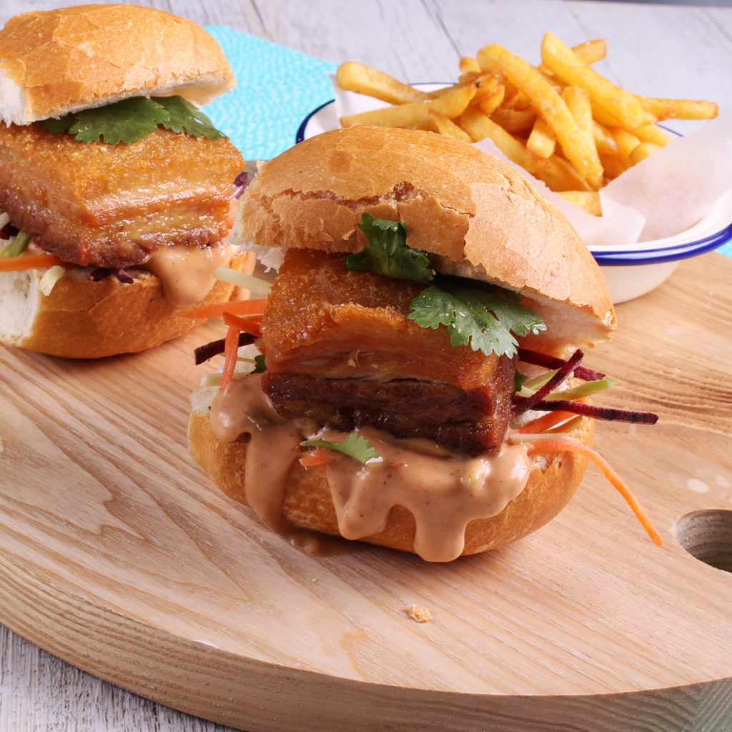 Asian Pork Belly Sliders Sunpork Fresh Foods 1710