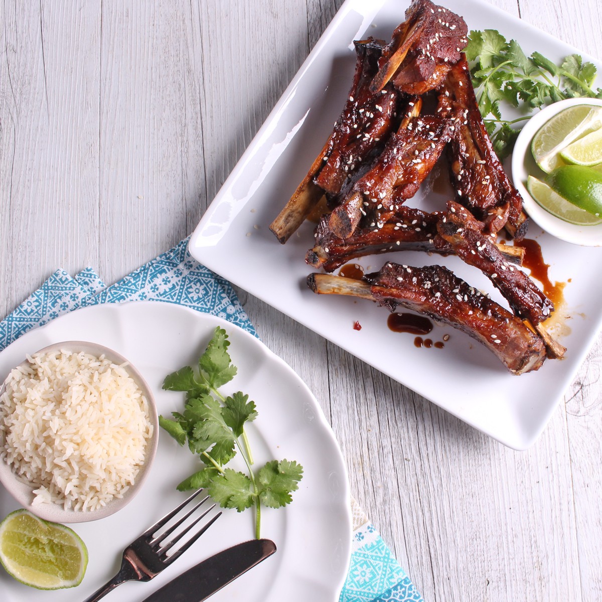 Honey, Soy and Ginger Glazed Pork Ribs - SunPork Loin Ribs