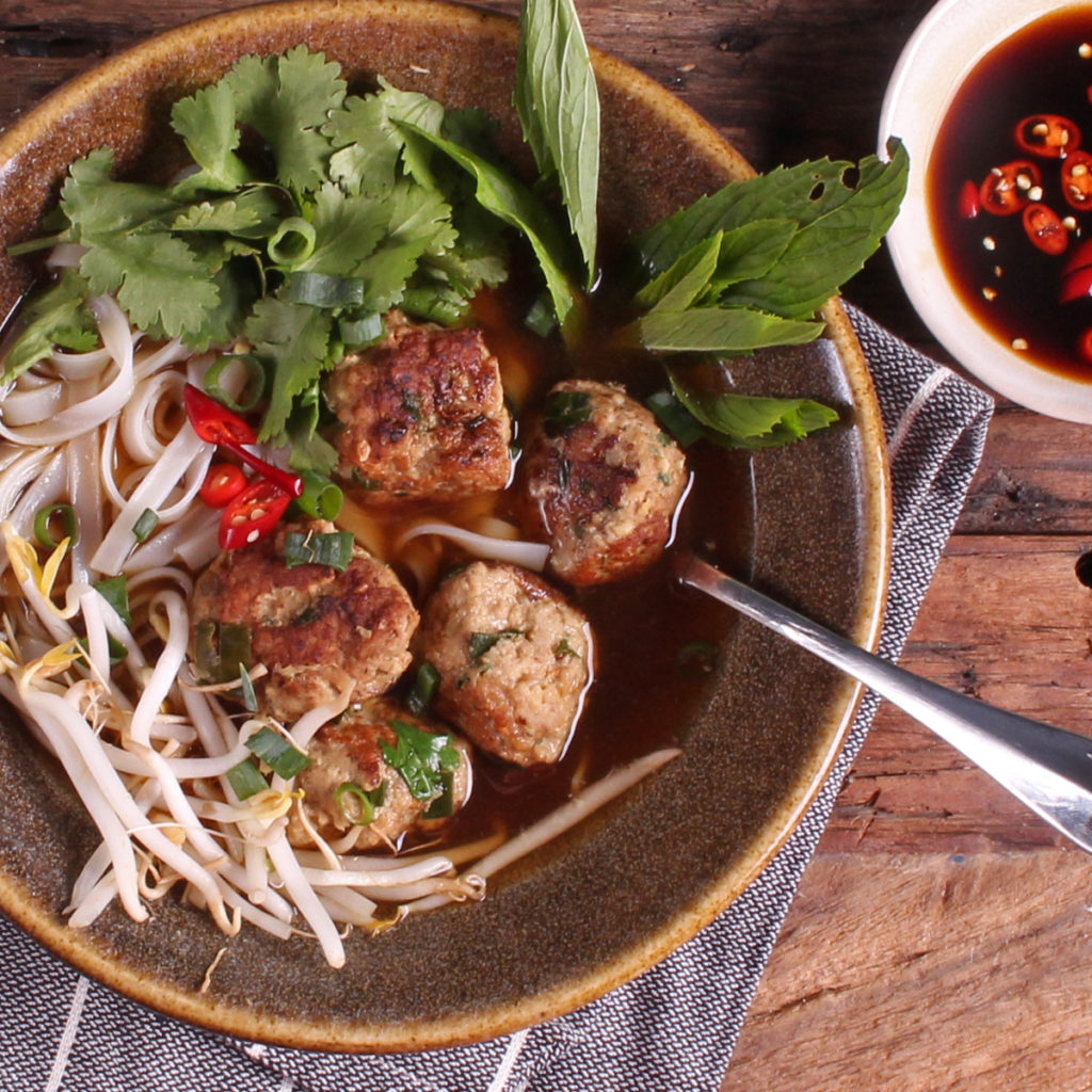 Vietnamese Meatball Pho