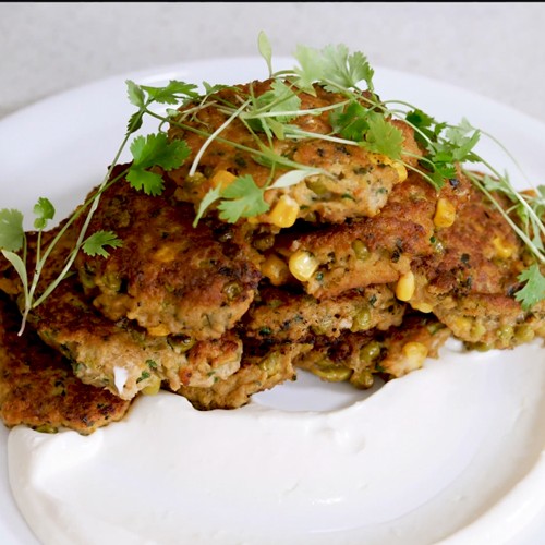 Pea and Ham Fritters