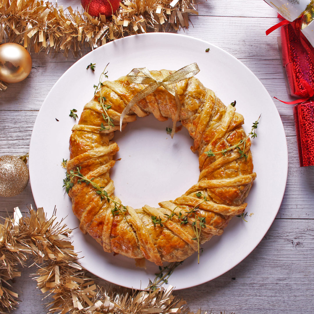 Christmas Wreath Sausage Roll - SunPork Fresh Foods