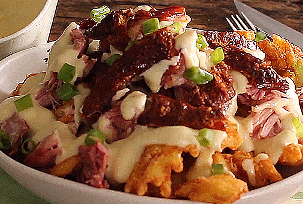 Knuckle & Cheesy Beer Loaded Fries