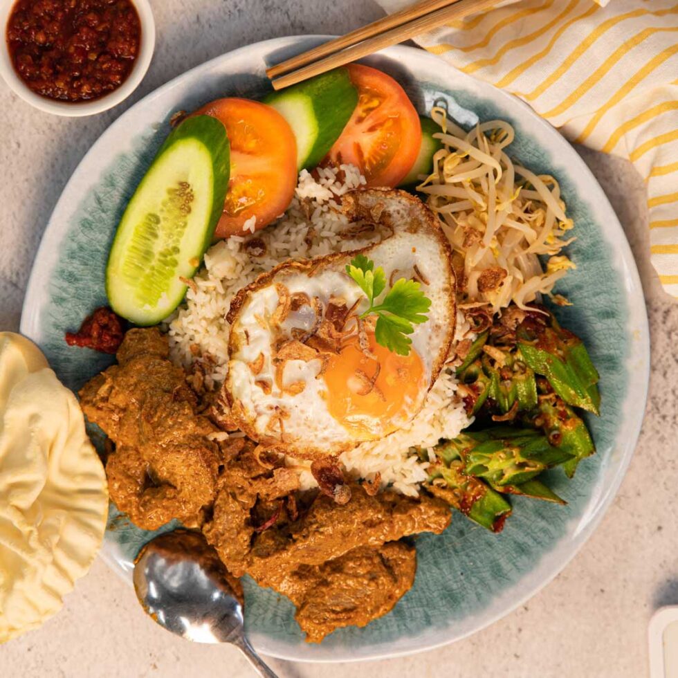 Pork Rendang Nasi Lemak Sunpork Fresh Foods