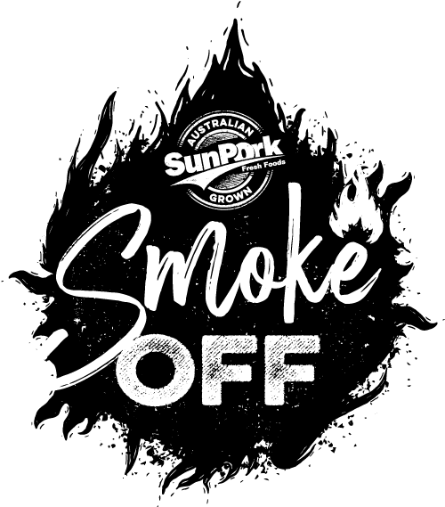 SunPork Fresh Foods - Smoke-Off Logo