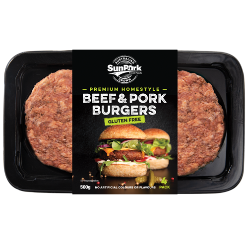 SunPork Fresh Foods - Pork Burger Homestyle
