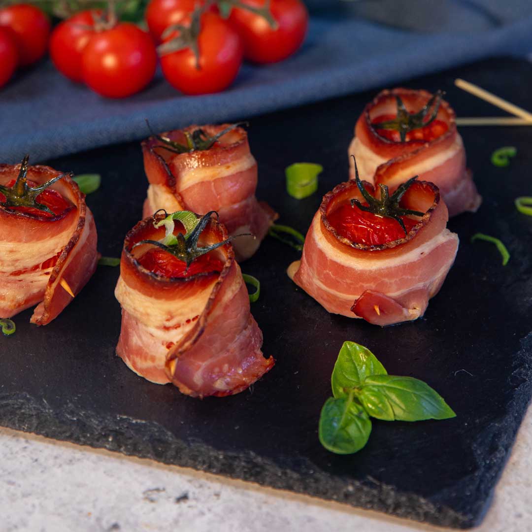 SunPork Fresh Foods - Bacon Wrapped Cocktail Tomatoes