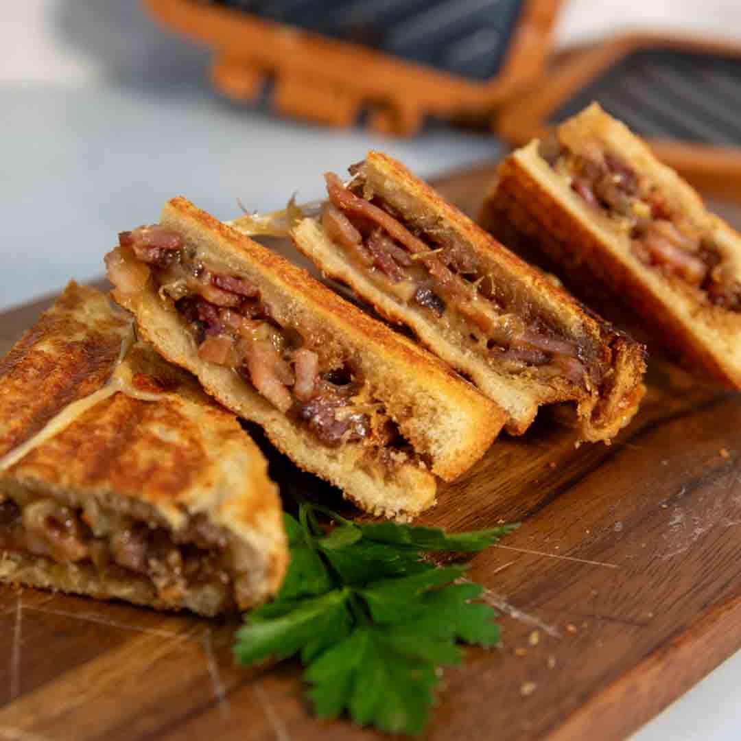 SunPork Fresh Foods - Bacon Jam Toastie by Dan & Steph