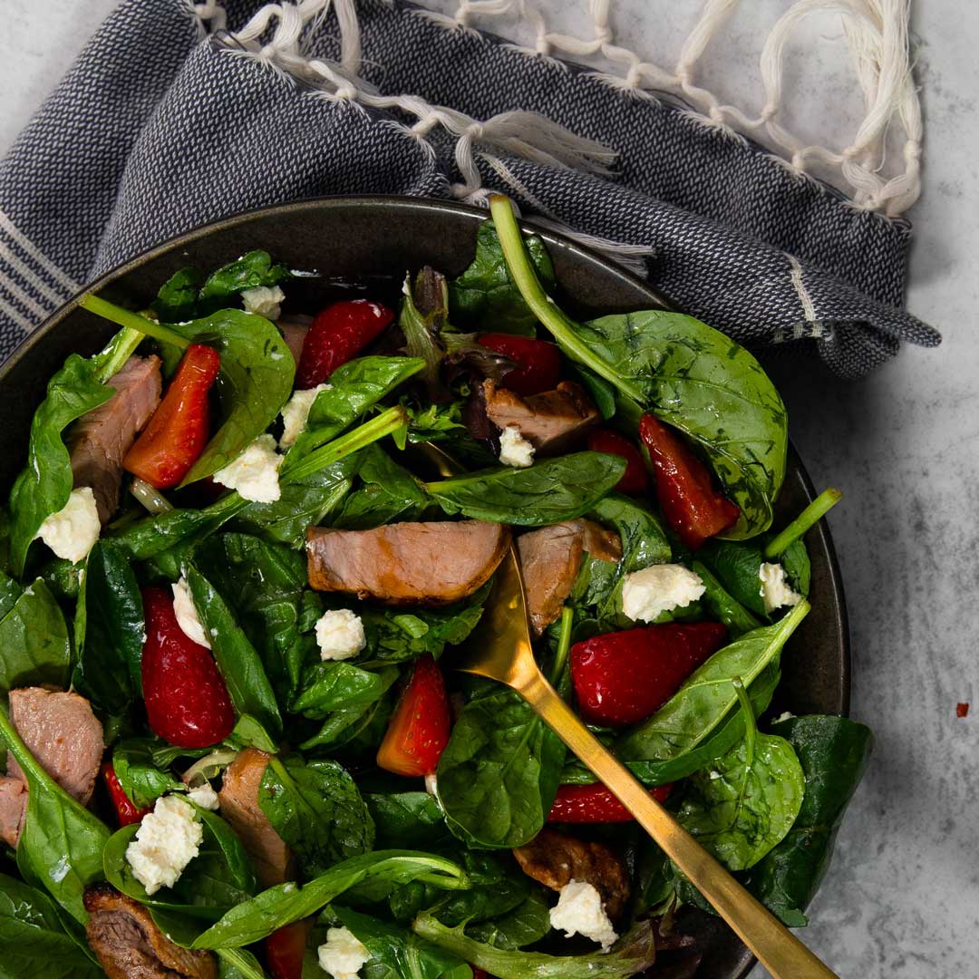 SunPork Fresh Foods - Pork & Balsamic Strawberry Salad