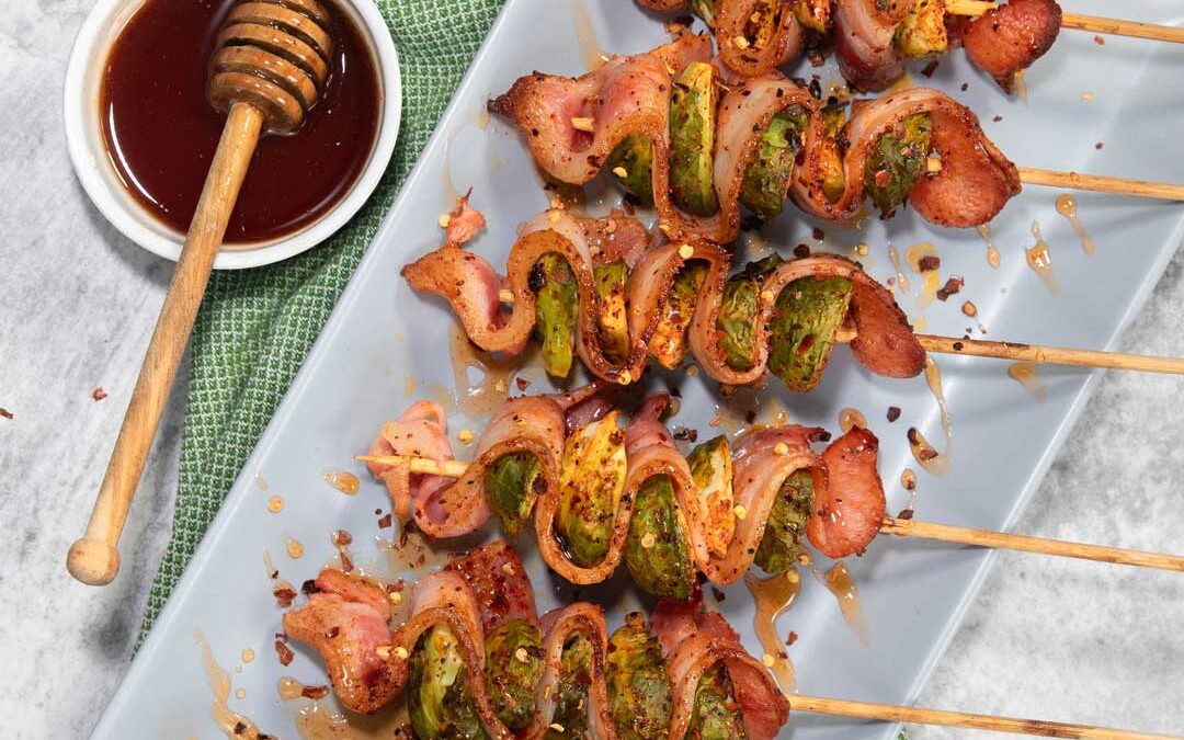 Bacon & Brussels Sprout BBQ Skewers
