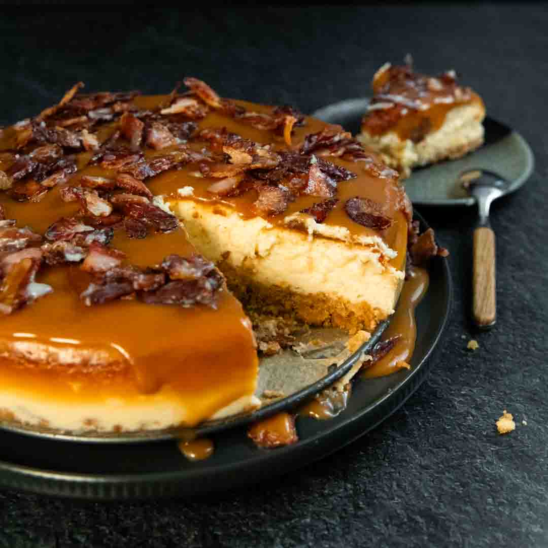 SunPork Fresh Foods - Bacon Bourbon Cheesecake